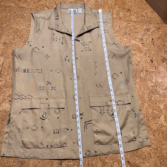 Chico’s Design 100% Silk Lightweight Sleeveless Zip Vest Chico’s Sz 3 US Sz L - Picture 9 of 12